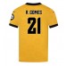 Wolves Rodrigo Gomes #21 Hjemmedrakt 2025-26 Korte ermer